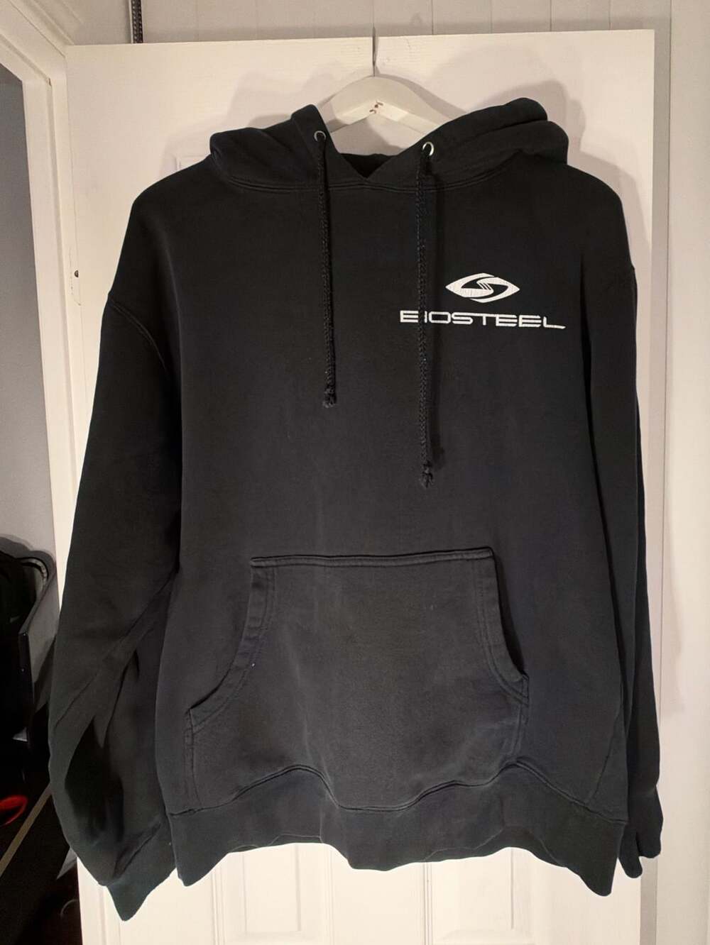 BioSteel Hoodie Size S Black Drink the Pink Logo Pullover